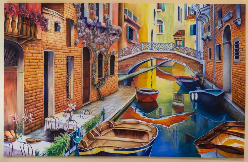 4pm Venice Oil on Canvas
